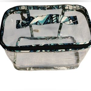 Vera Bradley Clear Cosmetic Case